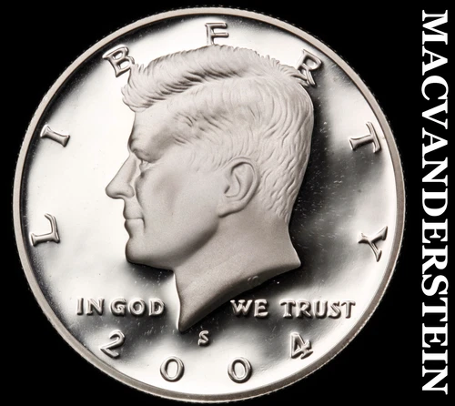 2004-S Silver Kennedy Half Dollar - Choice Gem Proof  Lustrous  #i7675