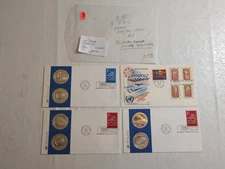 APC W5426 UN afirst day covers. Coins are pictures not real coins