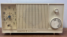 Zenith Solid State Vintage AM FM Clock Radio ...