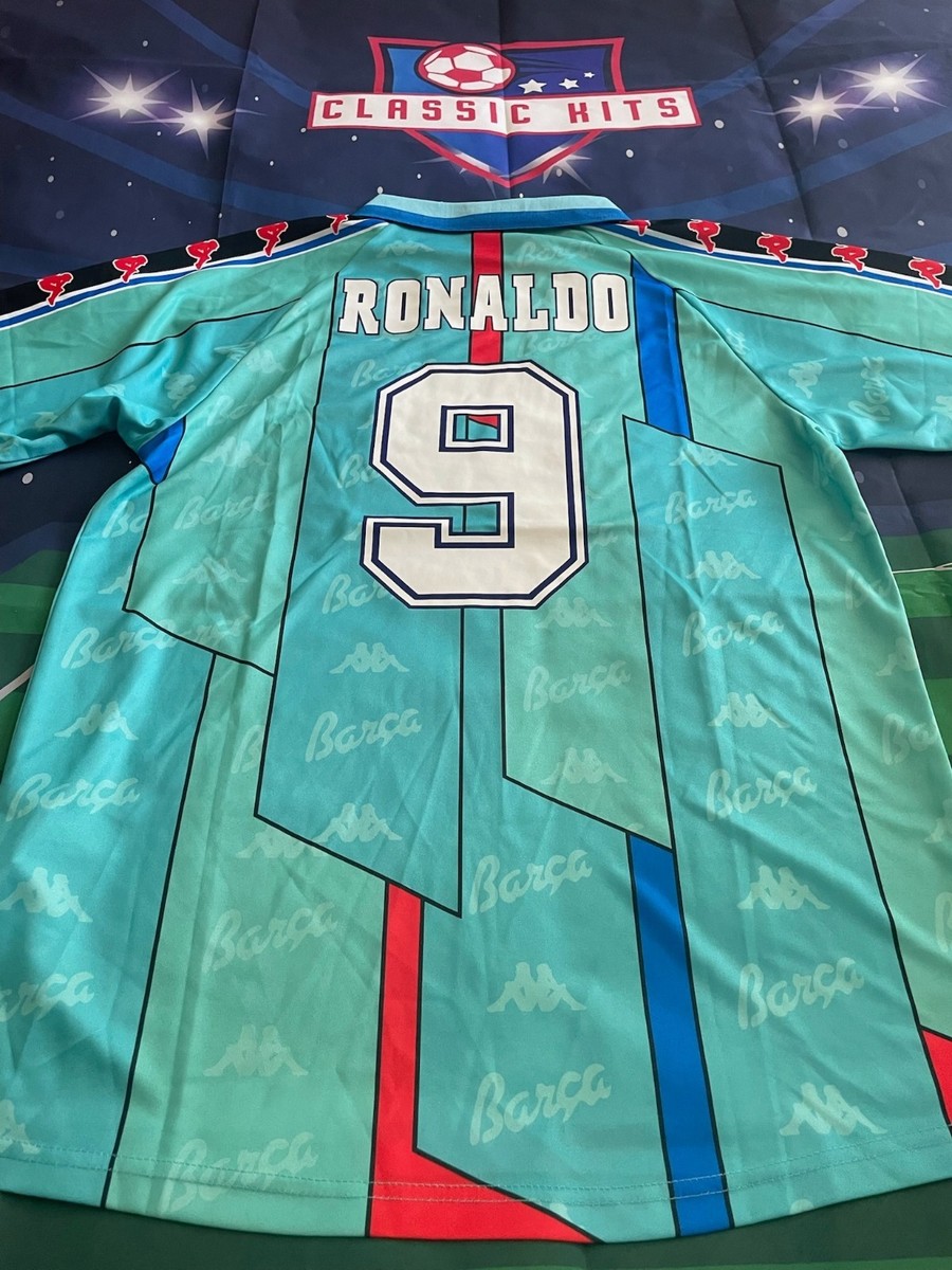 Ronaldo 96-97 Barcelona Away Jersey #9 | eBay