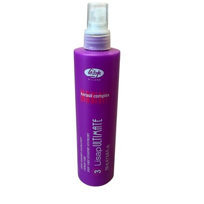 3 LISAP ULTIMATE STRAIGHT FLUID 250 ml., 8.45 Fl.oz
