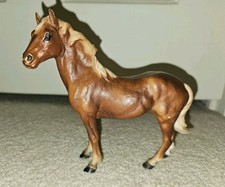 Vtg 70's Chestnut Breyer Horse 1976 1st Generation Mustang Figure Stallion Brown
