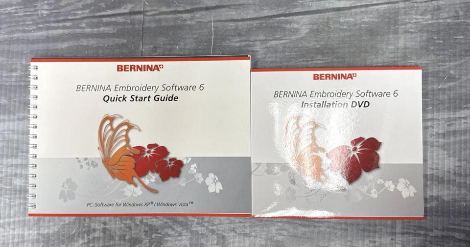 Bernina Embroidery Software 6 V6 Installation Replacement CD w/ Manual - Image 2 of 4
