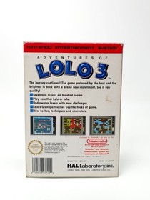 Adventures Of Lolo 3 Nintendo NES SCN