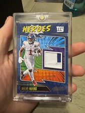 2025 Panini Absolute Malik Nabers Giants Gold Patch /99 #AHM-MNS