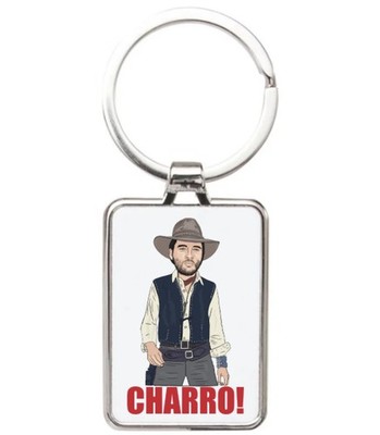 Elvis Presley Charro! Schlüsselanhänger Film Cartoon Grafik Kunst Acryl, Keyring