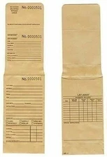 888 Display 100 Jewelry Repair Envelopes Numbered in Consecutive Order.