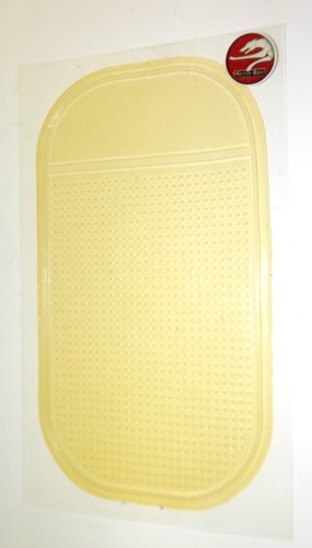 Gold Magic Mat - Car Truck Gel Slip Pad - iPhone Android Cell Keys Change Yellow
