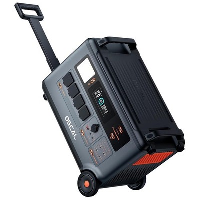 OSCAL PowerMax 3600 3600Wh LiFePO4 Solar Generator 3000W 1.2H Fast Charging UPS