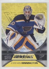 2021-22 Upper Deck Credentials Yellow 252/299 Jordan Binnington #50 14hk