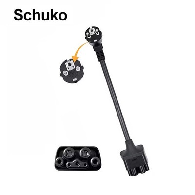 16A Schuko Mobile Connector  Adapter Gen 2 TPE Cable  For Tesla Model S/Y/X/3