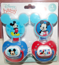 Disney Baby Mickey Mouse Orthodontic Pacifier and Holder Set