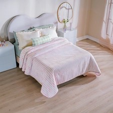 COTTAGE FLOWERS ULTRA SOFT REVERSIBLE COMFORTER SET 3 PCS TWIN SIZE
