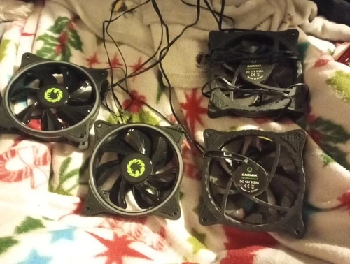 GameMax Rainbow Ring 16 LED PC Cooling Case Fan, 12cm, 120mm, 4-PIN/3-PIN