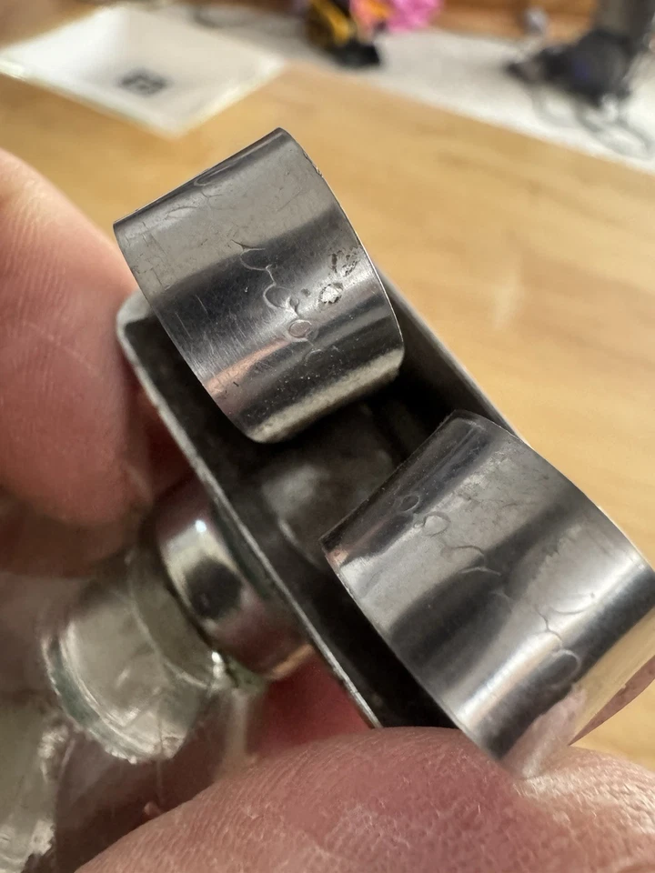 VTG Hollywood Suicide Knob Steering Wheel Spinner Chrome LIGHT Green OE Mounts - Image 4 of 4