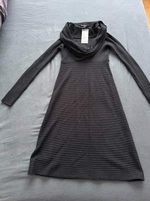 Comma Strickkleid, schwarz, NEU m. Etikett, Gr. 34, NP 119,95 