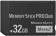 Original MS 32GB Memory Stick PRO Duo  MARK2 for PSP 1000 2000 3000 Camera Mem...