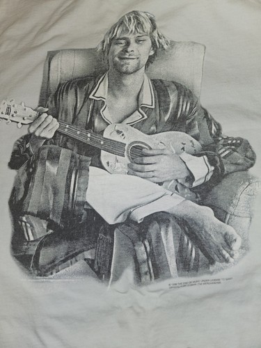 Kurt Kobain End Of Music Shirt C1998 Nirvana Vintage  - Bild 1 von 6