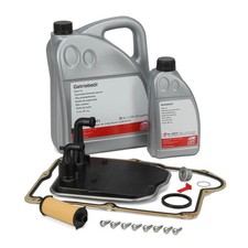 Getriebefilter Satz + 6L febi Getriebe&ouml;l MB 236.21 f&uuml;r MERCEDES 7G-DCT 724.0