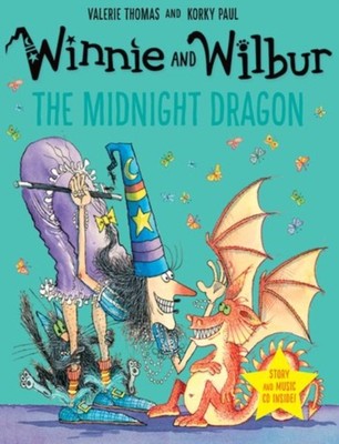Winnie and Wilbur: The Midnight Dragon with audio CD by Valerie  Thomas