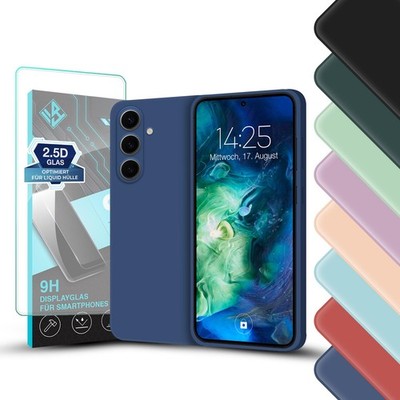 Handy Hülle für Samsung Galaxy S23 S23 Ultra Bumper Schutzhülle Case Cover Glas