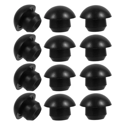 DXNQ 12 PCS Bottle Jack Oil Filler Plugs, Rubber Conical Hydraulic Jack Oil Fill Plug