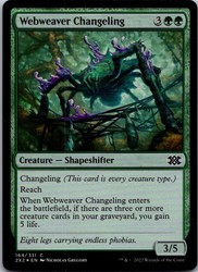 Webweaver Changeling #164 Foil Double Masters 2022