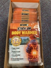 HotHands Supersize Body Warmer With Adhesive Up To 12 Hours Of Heat. LOT OF 40