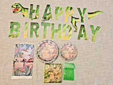 Dinosaurs Party Supplies Birthday Decor Backdrop Banner Balloon US Seller 