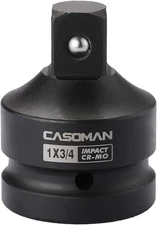 CASOMAN 1-Inch Drive F to 3/4-Inch (M) Impact Adapter, Cr-Mo Steel, 1"F to 3/4"M