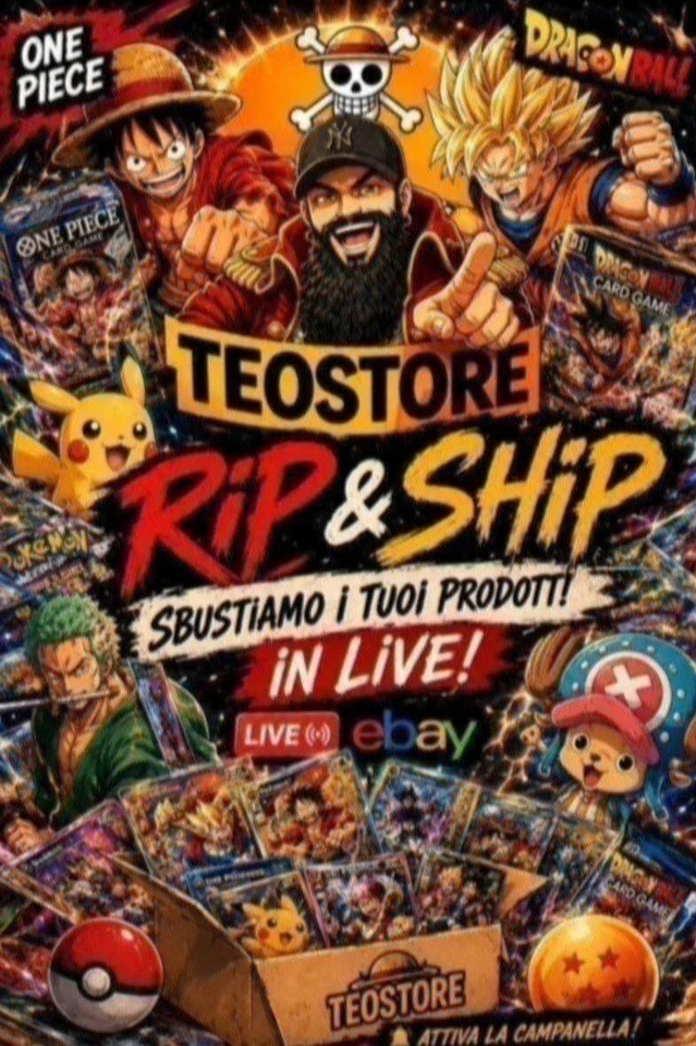 🔥 RIP & SHIP LIVE | Pokémon • One Piece • Dragon Ball 🔥