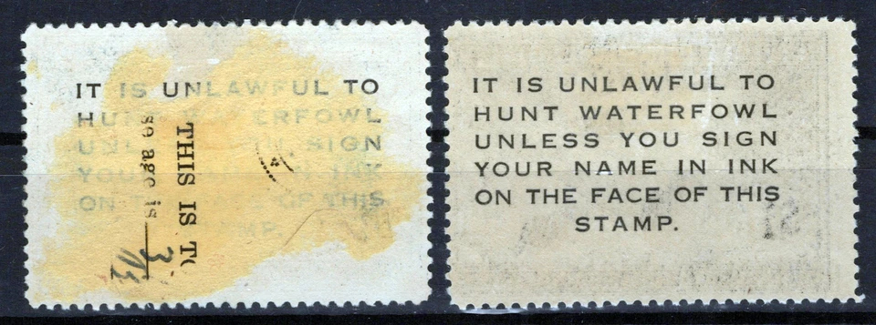 US RW14 MH & Used VF $1 black Snow Geese Duck Revenue Zayix Stamps 0225MAR0032 - Image 2 of 2