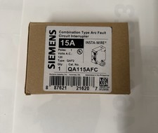 NEW! SIEMENS QA115AFC 15A 1P CIRCUIT BREAKER +FREE SHIPPING