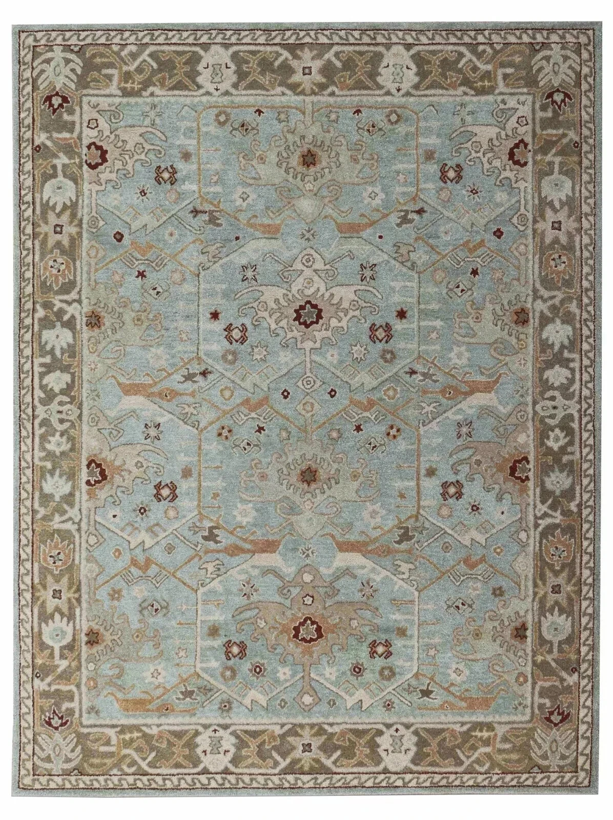New Handmade Blue Traditional Hand-Tufted 100% Wool Area Rugs & Carpet
Opens in a new window or tab