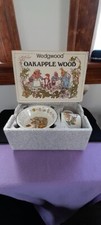 Wedgewood Oakapple Wood Hopefellow Bowl  Grandma Child's Mug Box Set England