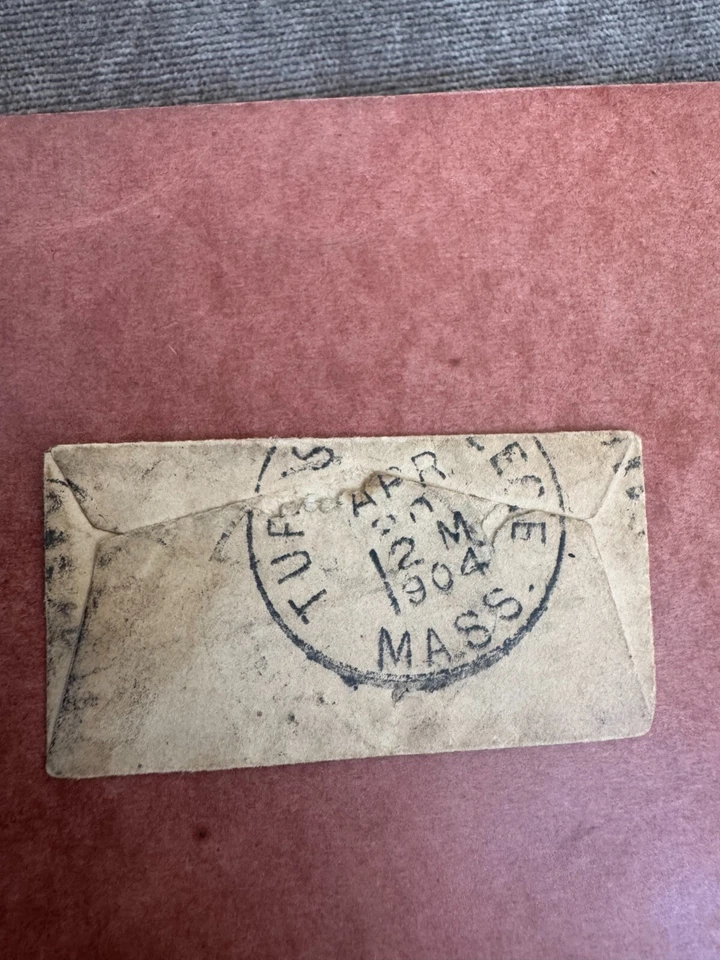 Rare 2-cent early 1900's George Washington Carmine Red Stamp with date stamp - Image 3 of 3