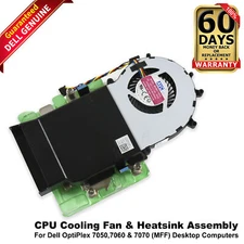 Dell OptiPlex 7050 MFF Micro 65W Cooling Fan Heatsink Assembly for CPU 35KV1