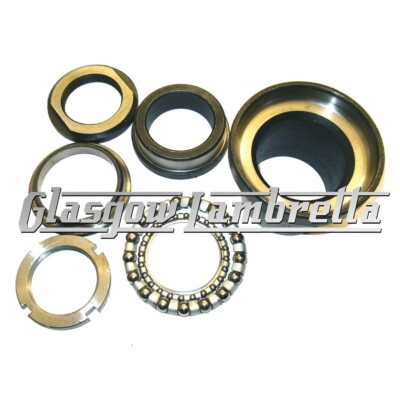 Lambretta GP, SX 125, 150, 200 GABEL LENKLAGER KEGELSATZ komplett 7 teilig