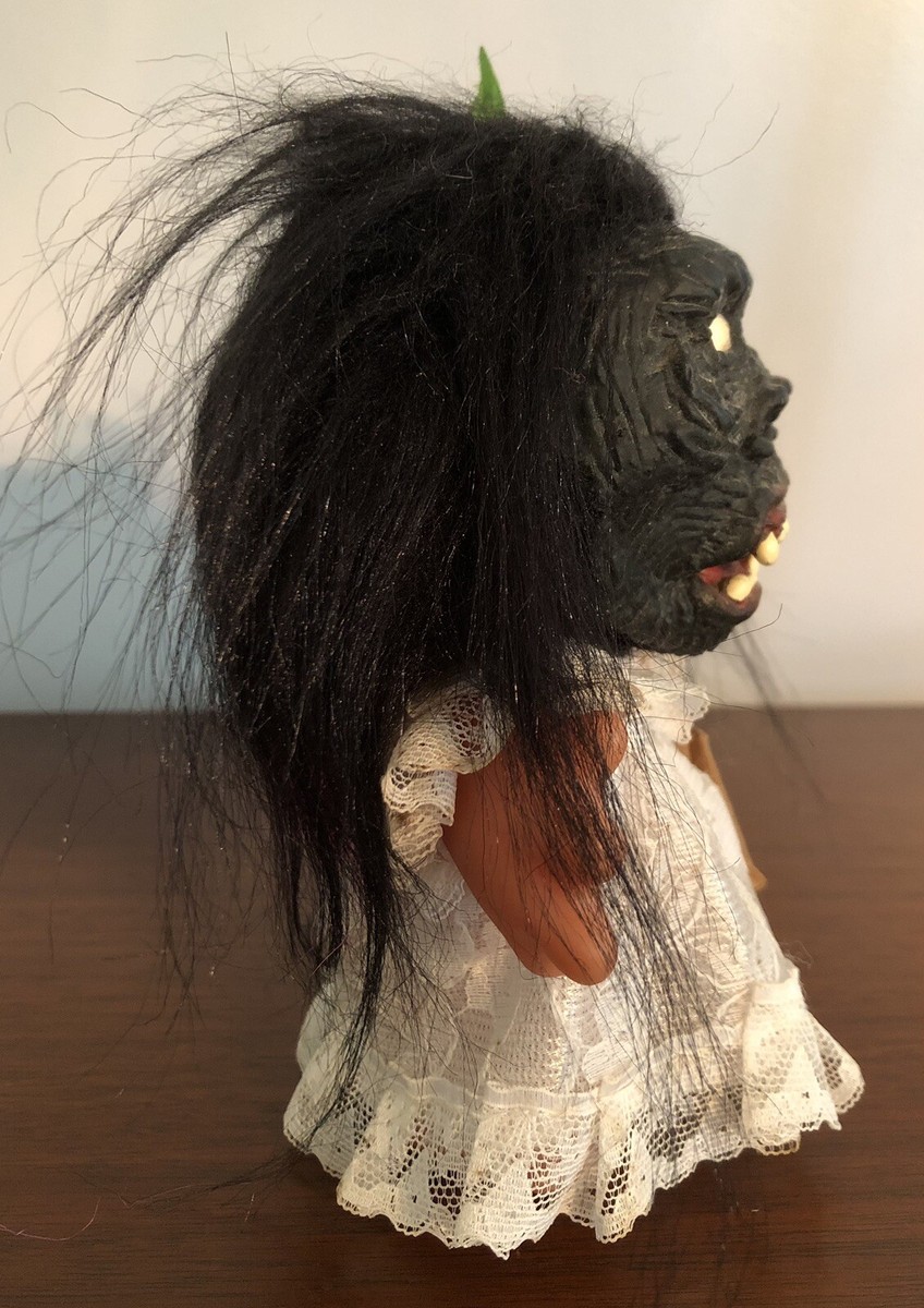 OOAK Vintage 5.5” Dam Troll 1986 Halloween Gorilla Ghoul Scary