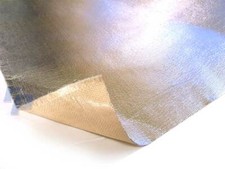 raceparts.cc&reg; Hitzeschutzmatte, selbstklebend, 50x100 cm, 0,75 mm, Aluminium