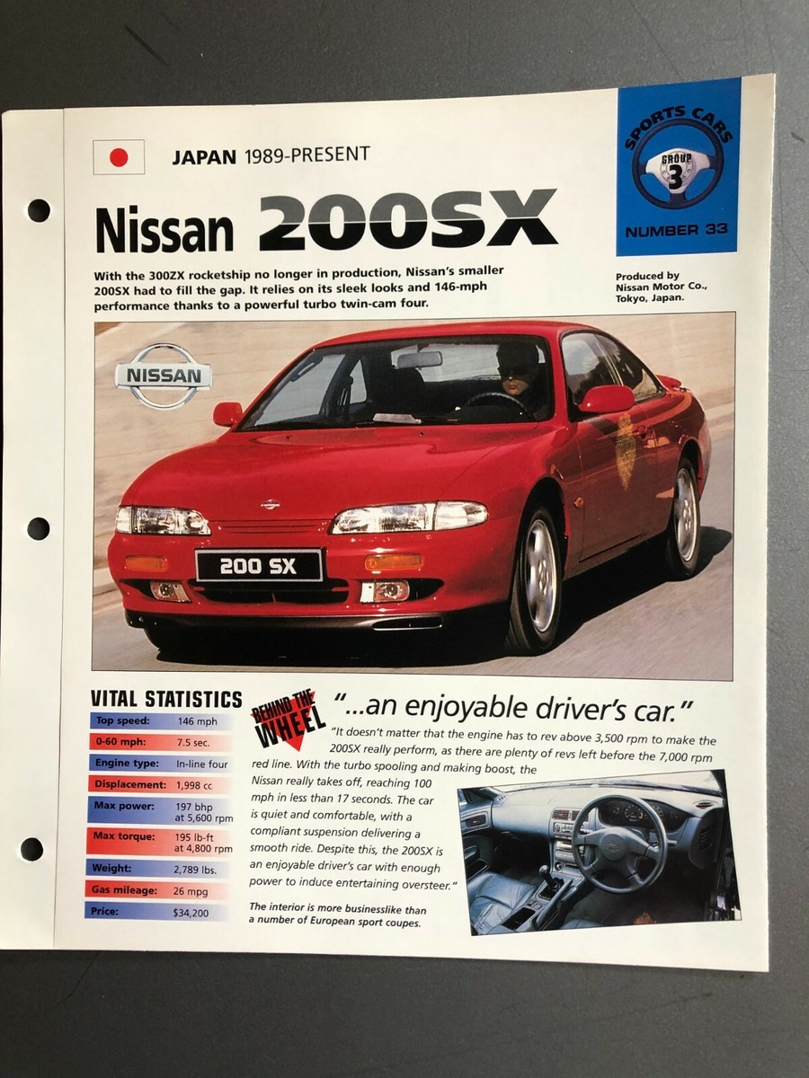1989 Nissan 200 SX Turbo Coupe IMP 