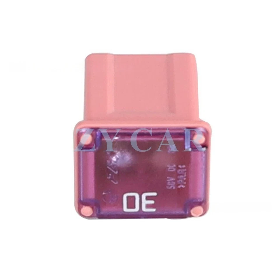 5 Piezas para Coche Plástico Rosa 30A 12V-58V Hembra Cartucho Hoja Empujar Fusible PAL Foto 3 de 4