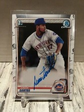 2020 Bowman Chrome 1st Junior Santos Base Auto Mets HOT ROOKIE RC Autograph C1