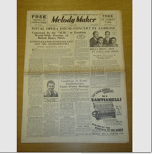 MELODY MAKER 1935 MAY 4 MILLS BROTHERS AMBROSE BRIAN LAWRENCE BIG BAND SWING