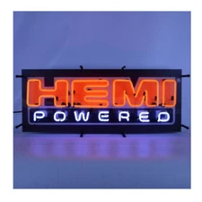 Neonetics 5HEMBK Mopar Hemi Powered Neon Sign With Backing