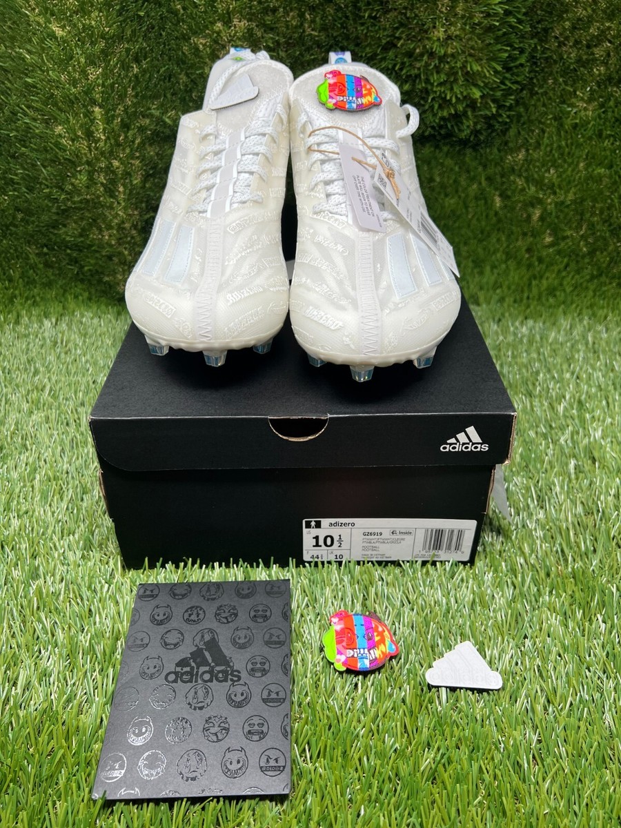 Men's Sizes 10.5 - 12 Adidas Adizero Football Cleats Cloud Men's Sizes 10.5 - 12 Adidas Adizero Football Cleats Cloud