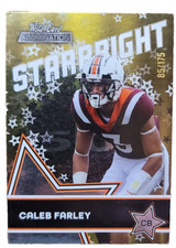 Caleb Farley RC 2021 Wild Card Alumination  Gold #SB-24 Numbered 85/175