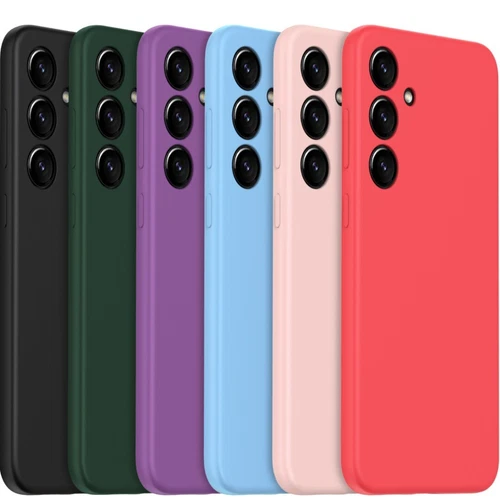 Für Samsung Galaxy A35 5G Hülle Flüssig Silikon Stoßfest Panzer Gel Handy Cover - Bild 2 von 24