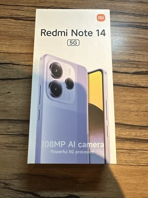 Xiaomi Redmi Note 14 5G - 8GB+256GB,108MP AI Camera,120Hz, Octa-Core,Global NFC