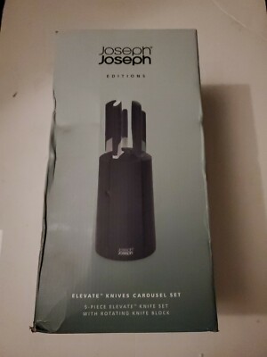 Joseph Joseph Elevate Kitchen Knives Block Set Brand New Blemish Box